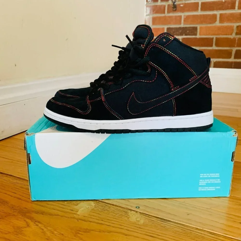 Nike SB Dunk High PRO SB Thermal Stitch 305050-012 Size 11.5 with Box